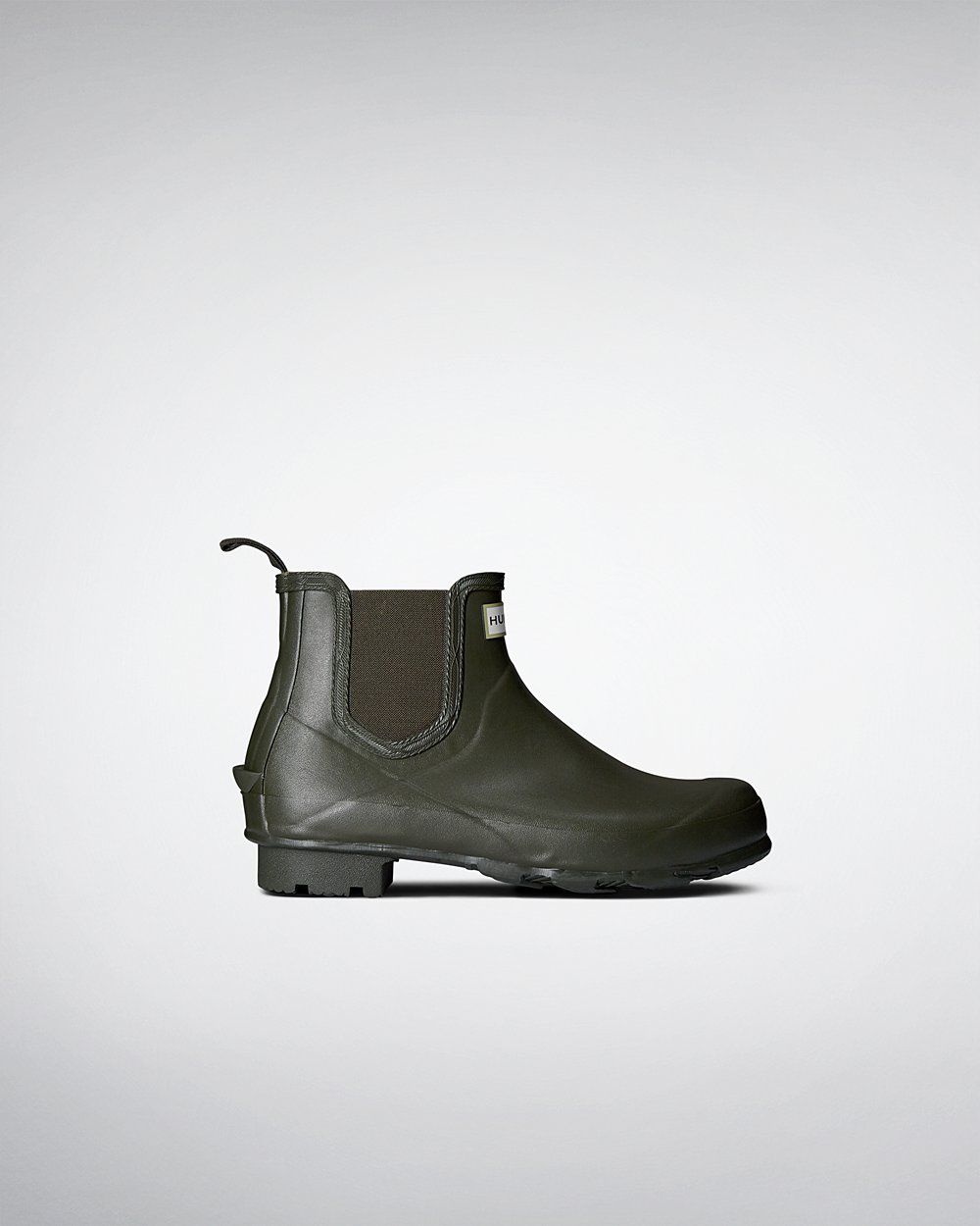 Chelsea Boots Heren - Hunter Norris Field - Donker Olijfgroen - 82HQIBYUN